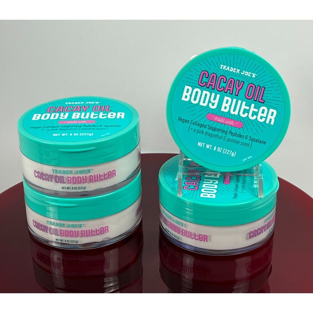 Trader Joe's Cacay Oil Body Butter 8oz Limited Edition NEW